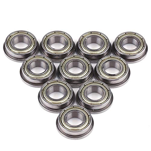 Akozon Kugellager,10pcs Flanschen Radialkugellager Miniaturlager Metall Stahl F688ZZ Metallstahl doppelte abgeschirmte Flansch Kugellager 8 16 5mm für mechanical equipment, electrical instruments Akozon Kugellager,10pcs Flanschen Radialkugellager Miniaturlager Metall Stahl F688ZZ Metallstahl doppelte abgeschirmte Flansch Kugellager 8 16 5mm für mechanical equipment, electrical instruments von Akozon
