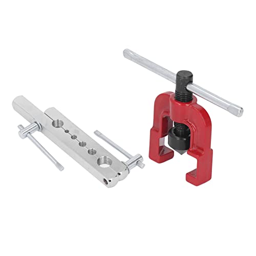 Akozon Langlebige Zinklegierung Kupferrohr & Rohrflackwerkzeug mit JIG für Größen 3/16in, 1/4in, 5/16in, 3/8in, 1/2in, 5/8in - Resistent Gegen Korrosion und Oxidation, Ideal für Akozon Langlebige Zinklegierung Kupferrohr & Rohrflackwerkzeug mit JIG für Größen 3/16in, 1/4in, 5/16in, 3/8in, 1/2in, 5/8in - Resistent Gegen Korrosion und Oxidation, Ideal für von Akozon