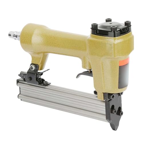 Akozon Performance P625 Pneumatic Air Pin Nailer mit Hefter, Vielseitiger Luftnagel für Getreidnagel - Schweraufbauten -Konstruktionsinstrumente mit 100 -teiliger Nagelkapazität und 10-25 Mm von Akozon