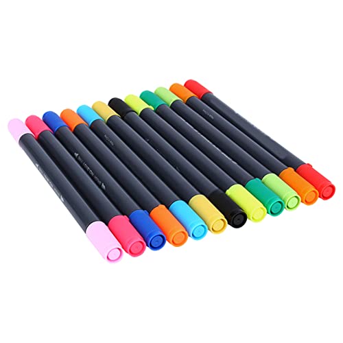 Akozon Pinselstift Set-12/24/36/48, Kunsthandwerkssatz 12 24 36 48 ColourSwater-Duell Farben Aquarell Cartoon Graffiti Art Sketch Tipp Fine Marker für Erwachsene Malbuch Großartige Akozon Pinselstift Set-12/24/36/48, Kunsthandwerkssatz 12 24 36 48 ColourSwater-Duell Farben Aquarell Cartoon Graffiti Art Sketch Tipp Fine Marker für Erwachsene Malbuch Großartige von Akozon