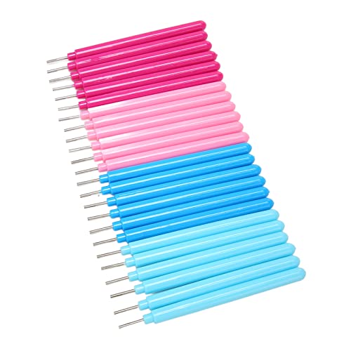 Akozon Praktische 24 -pcs Rolling Quilling Nadel Stift - Komfortable Grip DIY Art Bastelpapier Quilling -Werkzeuge in 4 Farben von Akozon