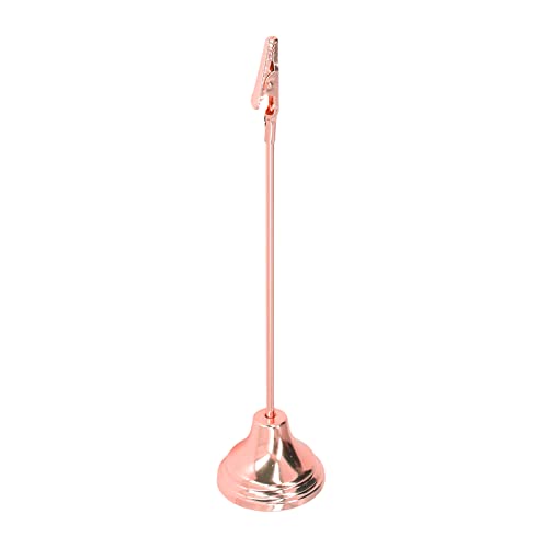 Akozon Sturdy Tischnummer Halter Langlebige Clips für Place -Karten Perfekte Partys Hochzeiten und Büros für Zuhause (Roségold) von Akozon
