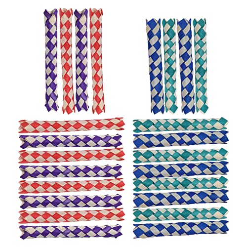 Akozon Titel: 24pcs Bambusfinger -Fallen - Papageienkauspielzeug, DIY Fingerfalle für und Vögel, Natürlicher Bambus, Chinesisches Webenhandwerk, Sicher und Spaß für Partys Akozon Titel: 24pcs Bambusfinger -Fallen - Papageienkauspielzeug, DIY Fingerfalle für und Vögel, Natürlicher Bambus, Chinesisches Webenhandwerk, Sicher und Spaß für Partys von Akozon