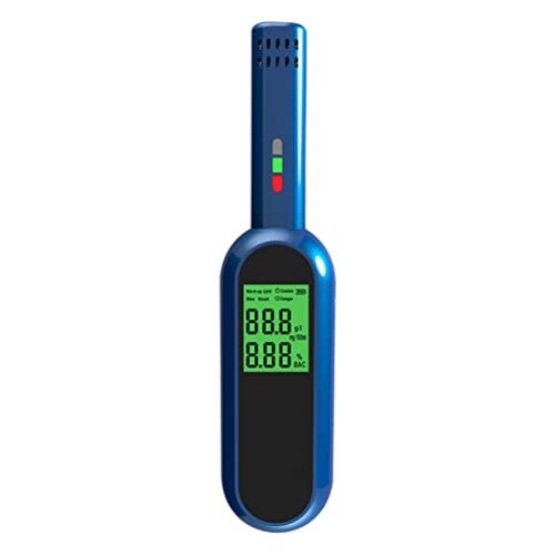 Akozon Tragbarer Analysator für Alkoholmesser mit Hoher Präzisionsmesser mit Indikatorlicht, Ideal für Betrunkene Fahranalyse und Alkoholtests (1) von Akozon