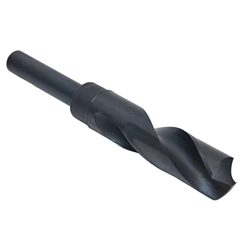 Bohrer mit Reduziertem Schaft, HSS-Spiralbohrer, Gerade, 1/2-Zoll-Schaft, Bohrwerkzeug, 21,5 Mm, Schwarz, Professionelles Zubehör von Akozon