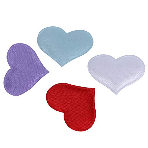 DIY Handgemachte Herzförmige Hochzeit Valentinstag Dekoration Jahrestag Partyzubehör (3,2 cm, gemischte Farben, 500 Stück/Packung) von Akozon