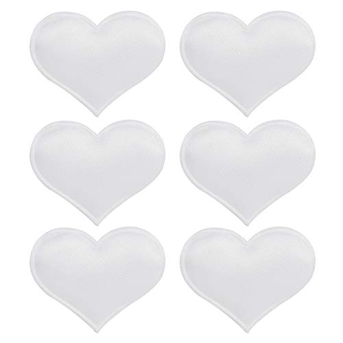 DIY Handgemachte Herzförmige Hochzeit Valentinstag Dekoration Jahrestag Partyzubehör (3,2 cm weiß 500 Stück/Packung) von Akozon