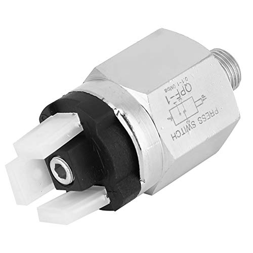 Einstellbarer Druckschalter G1/8 Zoll NC/NO 0,1~1 MPa Schalter AC 48 VAC/DC Einstellbarer Druckschalter von Akozon