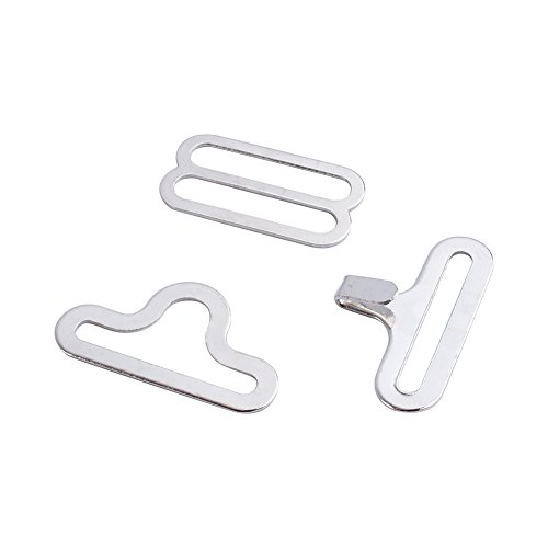 Fliege, 50sets Krawatte Clip Haken Verschluss Krawattenriemen Fliege, 50sets Krawatte Clip Haken Verschluss Krawattenriemen von Akozon