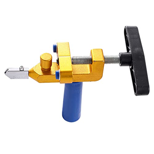 Glasfliesenschneider, Handwerkzeugöffner Multifunktionale Schneider Integrierte Keramikschneidemaschine Gold mit Hoher GTH und Härte, Tragbar für Zuhause, Fliesen, Glas, Spiegel Glasfliesenschneider, Handwerkzeugöffner Multifunktionale Schneider Integrierte Keramikschneidemaschine Gold mit Hoher GTH und Härte, Tragbar für Zuhause, Fliesen, Glas, Spiegel von Akozon