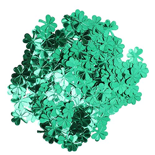 Kleeblatt-Pailletten, Dekorativ, Glänzendes Kleeblatt, Konfetti, Basteln, Urlaub, Dekoration, Professionelles Zubehör für den Einsatz Kleeblatt-Pailletten, Dekorativ, Glänzendes Kleeblatt, Konfetti, Basteln, Urlaub, Dekoration, Professionelles Zubehör für den Einsatz von Akozon