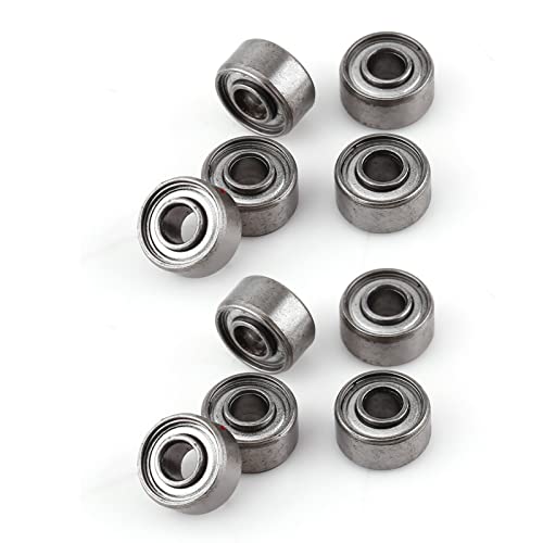 Kleine Kugellager, 10 Stück 693ZZ Miniatur-Kugellager Mini 3x8x4 Doppelt Abgeschirmte Lager Ings 3 * 8 * 4mm Klein Kleine Kugellager, 10 Stück 693ZZ Miniatur-Kugellager Mini 3x8x4 Doppelt Abgeschirmte Lager Ings 3 * 8 * 4mm Klein von Akozon
