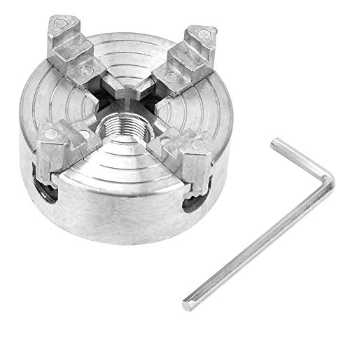 Mini-Drehfutter, 4-Backen-Zink-Legierung, selbstzentrierendes Holzdrehfutter, Z011A Metall-Drechsel-Drehfutter-Klemmzubehör, mit großem Spannbereich Mini-Drehfutter, 4-Backen-Zink-Legierung, selbstzentrierendes Holzdrehfutter, Z011A Metall-Drechsel-Drehfutter-Klemmzubehör, mit großem Spannbereich von Akozon