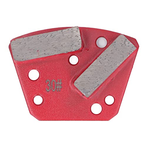 Packung von 3 30 Grit Hochfestigkeit Diamant Mahlenschuhen mit Trapez -Design 2 Erweiterte Zähne für Wirksam von Akozon