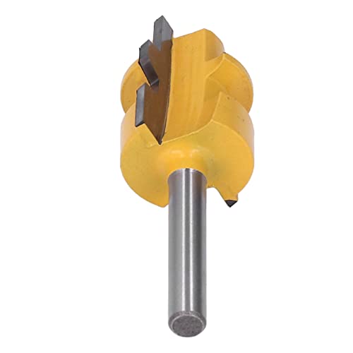 Reversible Kleberfuge, Router Bit Quadratische Zahn T Schlitzs Holzkante Behandlung und Rillenbits Fräser mit 1 4 Zoll Rund Schaft Reversible Kleberfuge, Router Bit Quadratische Zahn T Schlitzs Holzkante Behandlung und Rillenbits Fräser mit 1 4 Zoll Rund Schaft von Akozon