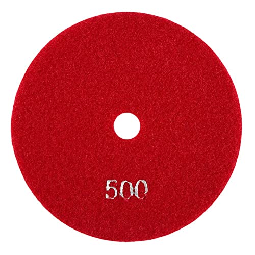 Schleifscheibe,5 Zoll 125mm Wet Diamond Polishing Pads Schleifscheiben für Granit Beton Marmor(500) von Akozon