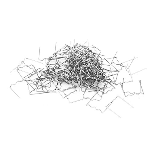 Staples Welder, 100 Stück 0,6 mm Auto Stoßstangenreparatur Vorgeschnittene Schweißklammern Reparatur Werkzeug 3 Typen Verfügbar für Stoßfänger Hefter Reparatur Schweißgerät(S Type 0.6mm) von Fydun