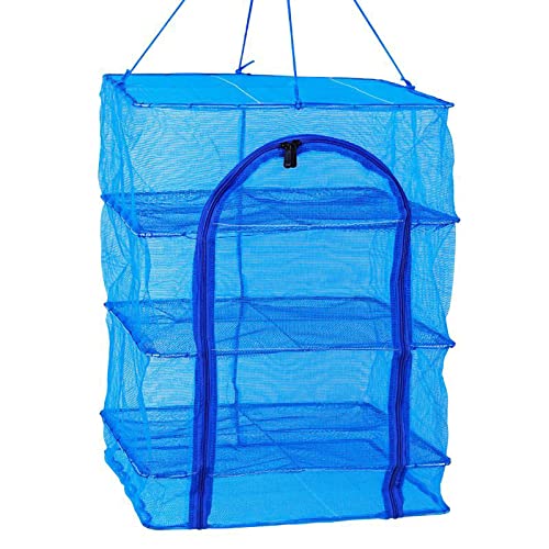 Trocknendes Fischnetz, Gestell, Faltbares Netz für Trockner, Zusammenklappbar, Trockenes Kräutergemüse, Obst, Lebensmittel, 3-lagig mit Clip, 35 X 35 X 66 Cm, 13,7 X 13,7 X 25,9 (Drei Schichten 35 * Trocknendes Fischnetz, Gestell, Faltbares Netz für Trockner, Zusammenklappbar, Trockenes Kräutergemüse, Obst, Lebensmittel, 3-lagig mit Clip, 35 X 35 X 66 Cm, 13,7 X 13,7 X 25,9 (Drei Schichten 35 * von Akozon