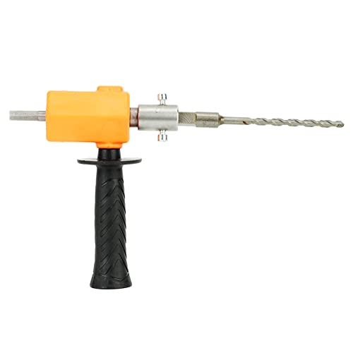 Universal Electric Drill to Hammer Converter Adapter, Square Chuck Tool Bit für Elektrische Hammermodifikation, Aktualisieren Sie Ihr Elektrowerkzeug Vielseitigkeit (BLACK) (ORANGE) von Akozon