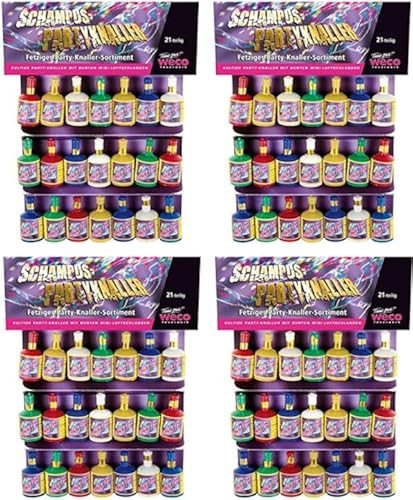 Aktivhandel 84 x Partypopper - Tischpopper - Flaschenpopper mit Luftschlangenauswurf Kat F1 Aktivhandel 84 x Partypopper - Tischpopper - Flaschenpopper mit Luftschlangenauswurf Kat F1 von AKTIVHANDEL