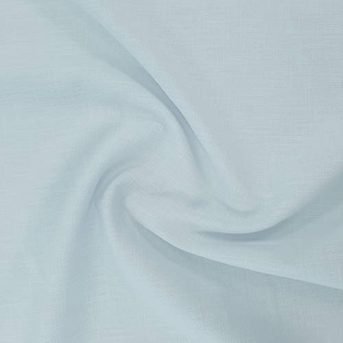 Öko Tex® Leinen Marian, Leinenstoff mit UV Schutz UPF 50+ zum Nähen von Bekleidung & Deko (Hellblau) von Aktivstoffe