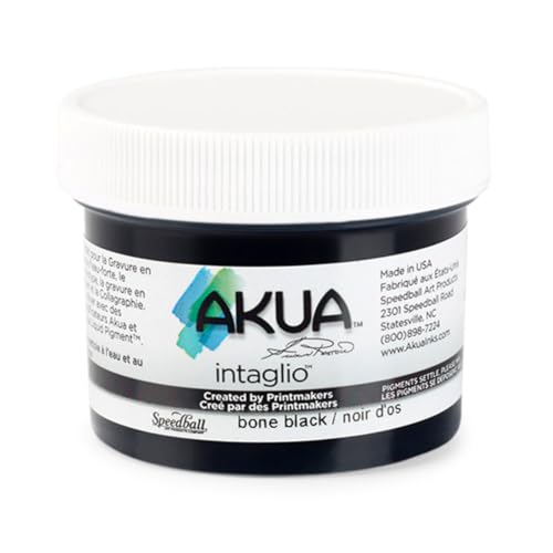 Akua Intaglio Ink 2 Oz Bone Black by Akua von Akua