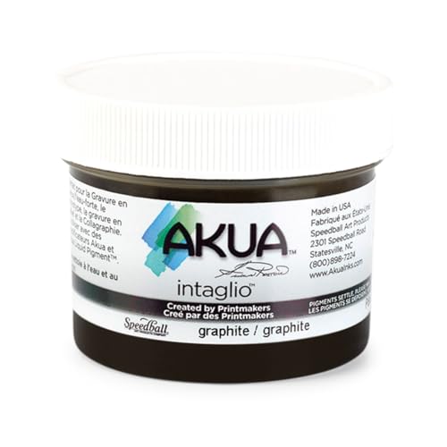 Akua Intaglio Ink 2 Oz Graphite Gray by Akua von Akua