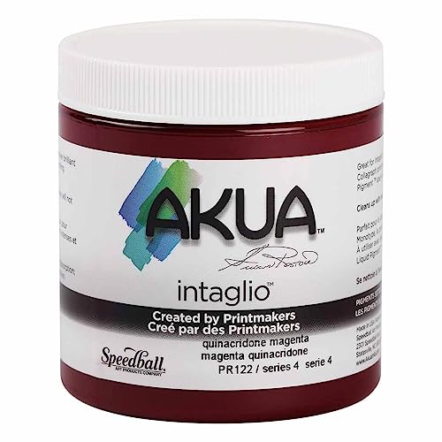 Akua Intaglio Ink 8 Oz Quinacridone Magenta by AKUA von Akua