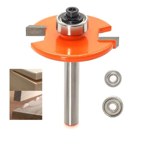 AKYLIN Falzfräser 8mm Schaft,Scheibenfräser mit 2 austauschbaren Lagern Gelenkschlitz Keksausstecher Andockwerkzeug für Holzkekse AKYLIN Falzfräser 8mm Schaft,Scheibenfräser mit 2 austauschbaren Lagern Gelenkschlitz Keksausstecher Andockwerkzeug für Holzkekse von Akylin