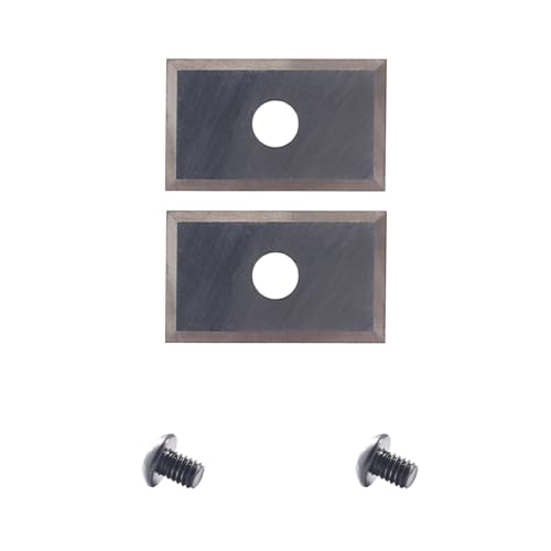 AKYLIN Wendeschneidplatten 2 Stück,20x12x1.5mm，4-Schneidkanten Wendemesser Hartmetalleinsätze (als Ersatz) für Wendeplatten Bündigfräser von Akylin