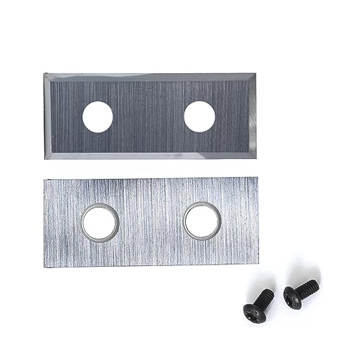 Akylin Austauschbare Einsätze, 2 Stück Wegwerfklingen Ersatz für Einsatz bündige Fräser-Bits, 12 x 30 x 1,5 mm mit passenden Schrauben, HRA92, 4 Rillen Akylin Austauschbare Einsätze, 2 Stück Wegwerfklingen Ersatz für Einsatz bündige Fräser-Bits, 12 x 30 x 1,5 mm mit passenden Schrauben, HRA92, 4 Rillen von Akylin