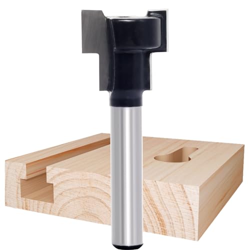 Hartmetallbestückter Schlüsselloch-Bit, 1/4-Zoll-Schaft, 15,5 mm Schnitttiefe und 17,5 mm Schnittdurchmesser, Schlüsselloch-Fräser-Bit, T-Schienen-Schlitzfräser Hartmetallbestückter Schlüsselloch-Bit, 1/4-Zoll-Schaft, 15,5 mm Schnitttiefe und 17,5 mm Schnittdurchmesser, Schlüsselloch-Fräser-Bit, T-Schienen-Schlitzfräser von Akylin