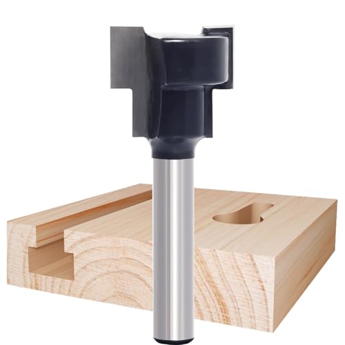 Hartmetallbestückter Schlüsselloch-Bit, 1/4-Zoll-Schaft, 16,5 mm Schnitttiefe und 19,5 mm Schnittdurchmesser, Schlüsselloch-Fräser-Bit, T-Nutfräser Hartmetallbestückter Schlüsselloch-Bit, 1/4-Zoll-Schaft, 16,5 mm Schnitttiefe und 19,5 mm Schnittdurchmesser, Schlüsselloch-Fräser-Bit, T-Nutfräser von Akylin
