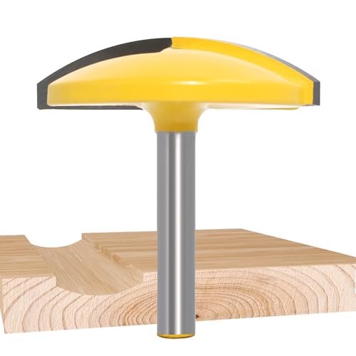 Horizontaler Kronenfräser-Bit, 1/4-Zoll-Schaft, 3,8 cm Radius, Wolframkarbid-bestückter Kronenkappen-Fräser-Bit von Akylin