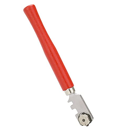 Glasschneider mit 6 Rädchen, Glas Cutter Werkzeug, Professioneller Schwerlast Glasschneider, Glasschneider Diamant Cutter Hartmetall, für Bearbeitung von Buntglas, Fliesen, Glaskunst, Spiegel von Alacritua