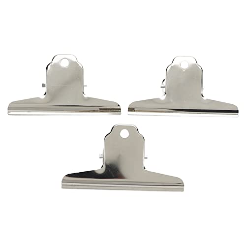 Aladeno 3 Stück Bulldog-Klammern, starke Klemmkraft, große Büroklammern, Galvanisierungsprozess, Binderklammern, Bürobedarf, Schulbedarf für Büro, Schule, Privat, 9,9 x 5,3 x 3,8 Aladeno 3 Stück Bulldog-Klammern, starke Klemmkraft, große Büroklammern, Galvanisierungsprozess, Binderklammern, Bürobedarf, Schulbedarf für Büro, Schule, Privat, 9,9 x 5,3 x 3,8 von Aladeno