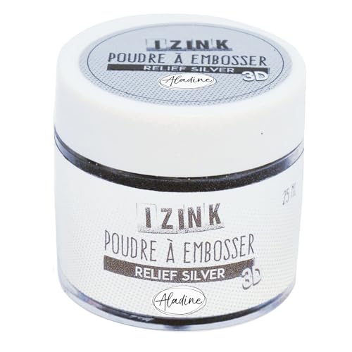 Aladine 10192 Embosserpuder, 25 ml, silberfarben Aladine 10192 Embosserpuder, 25 ml, silberfarben von Aladine