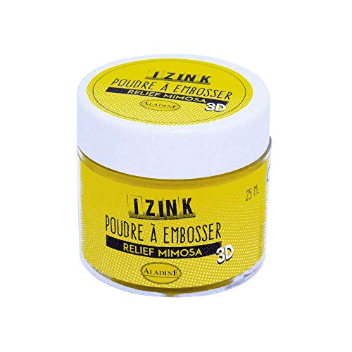 Aladine 10202 Embossing-Puder, 25 ml, Mimosa Gelb Aladine 10202 Embossing-Puder, 25 ml, Mimosa Gelb von Aladine