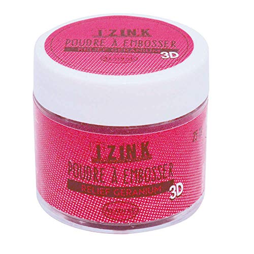 Aladine 10205 Embosserpuder, 25 ml, Fuchsia/Geranium von Aladine