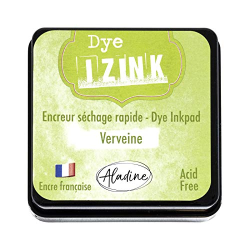 Aladine 19264 Izink Dye Stempelkissen, Hellgrün Aladine 19264 Izink Dye Stempelkissen, Hellgrün von Aladine
