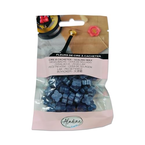 Aladine - 60 Wachsperlen zum Übermalen – Grau Blau Perlmutt – zum Erstellen von Wachssiegel – Wachsblumen – für Hochzeit, Geburt, Briefe, Post, Menüs & Geschenke – 72656 Aladine - 60 Wachsperlen zum Übermalen – Grau Blau Perlmutt – zum Erstellen von Wachssiegel – Wachsblumen – für Hochzeit, Geburt, Briefe, Post, Menüs & Geschenke – 72656 von Aladine