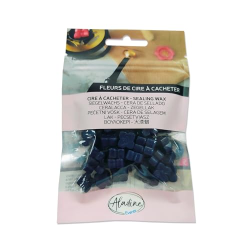 Aladine - 60 Wachsperlen zum Übermalen – Marineblau – zum Erstellen von Wachssiegeln – Wachsblumen – für Hochzeit, Geburt, Briefe, Post, Menüs & Geschenke – 72642 Aladine - 60 Wachsperlen zum Übermalen – Marineblau – zum Erstellen von Wachssiegeln – Wachsblumen – für Hochzeit, Geburt, Briefe, Post, Menüs & Geschenke – 72642 von Aladine