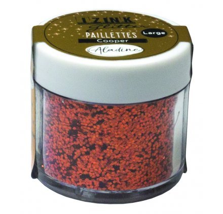 Aladine 80849 Izink Glitter, 15 g, Kupfer von Aladine