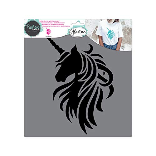 Aladine 81016 Textil-Schablone Einhorn Aladine 81016 Textil-Schablone Einhorn von Aladine