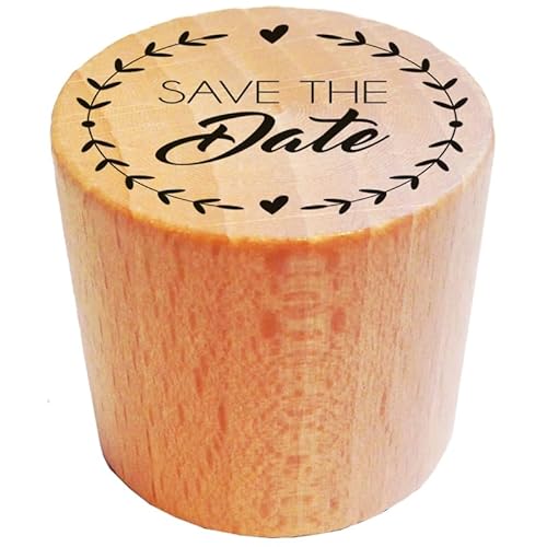 Aladine - Holzstempel, rund, "Save the Date" – Ø 2,8 cm – Holz 100% FSC – Stempel für Einladungen für Partys, Hochzeiten, Geburtstage, große Veranstaltungen – 1899 Aladine - Holzstempel, rund, "Save the Date" – Ø 2,8 cm – Holz 100% FSC – Stempel für Einladungen für Partys, Hochzeiten, Geburtstage, große Veranstaltungen – 1899 von Aladine