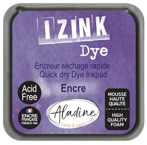 Aladine Izink Dye 19259 Stempelkissen, Violett von Aladine