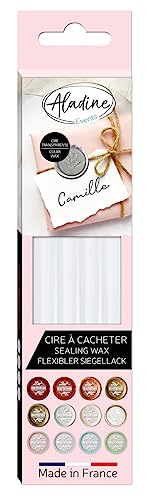 Aladine - Packung mit 4 flexiblen Wachsstiften – transparent Aladine - Packung mit 4 flexiblen Wachsstiften – transparent von Aladine