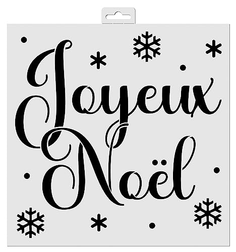 Aladine - Schablone Frohe Weihnachten, 30 x 30 cm – Schablone Weihnachten für Dekoration aller Oberflächen – Schablone Filzstifte, Malerei, Airbrush – Zeichnung Dekoration – 81221 Aladine - Schablone Frohe Weihnachten, 30 x 30 cm – Schablone Weihnachten für Dekoration aller Oberflächen – Schablone Filzstifte, Malerei, Airbrush – Zeichnung Dekoration – 81221 von Aladine