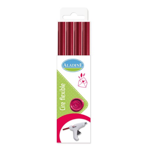Aladine - Set mit 4 flexiblen Wachsstiften, um die schönsten Post in Ihrem Leben zu kaufen – für Hochzeit, Taufe, Geburt – Farbe: Violett Aladine - Set mit 4 flexiblen Wachsstiften, um die schönsten Post in Ihrem Leben zu kaufen – für Hochzeit, Taufe, Geburt – Farbe: Violett von Aladine