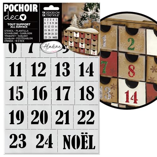 Deko-Tasche, Adventskalender Deko-Tasche, Adventskalender von Aladine